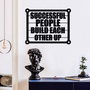 Wallity Successful Build Escultura de Pared Negra